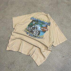 Tan Harley Davidson Bahamas Tee Shirt